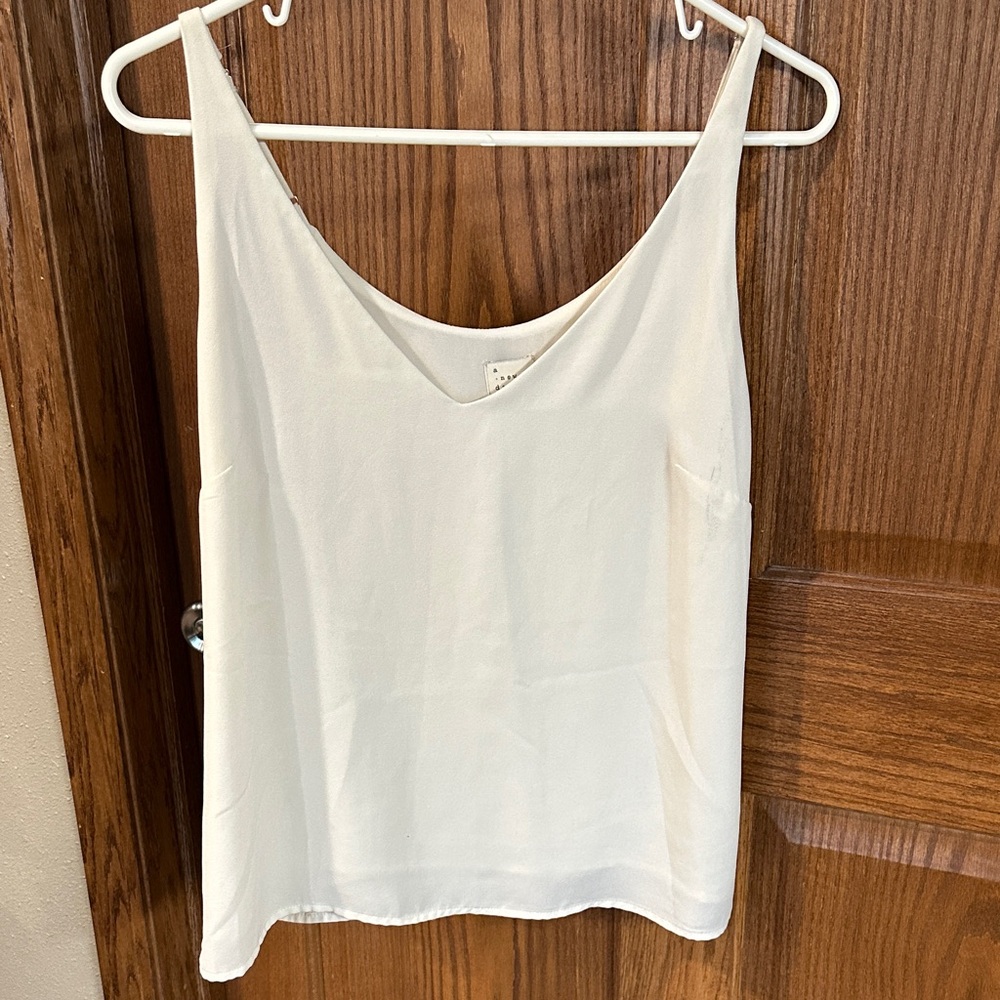 Elegant Cream Women's Top